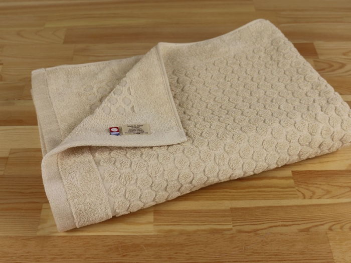 オーガニック フレームドット バス 2枚 ＆ フェイスタオル 2枚 セット OG-45 タオル スーピマコットン スーピマ オーガニックコットン 綿 高級 ギフト お祝い